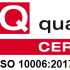 GBMpic_ Logo einer Qualitätszertifizierung mit dem Text „ISO 10006:2017“ als Hinweis auf einen Standard für Qualitätsmanagement in Projekten.